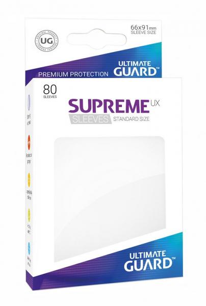 Ultimate Guard Supreme UX Sleeves Standardgröße Weiß (80)